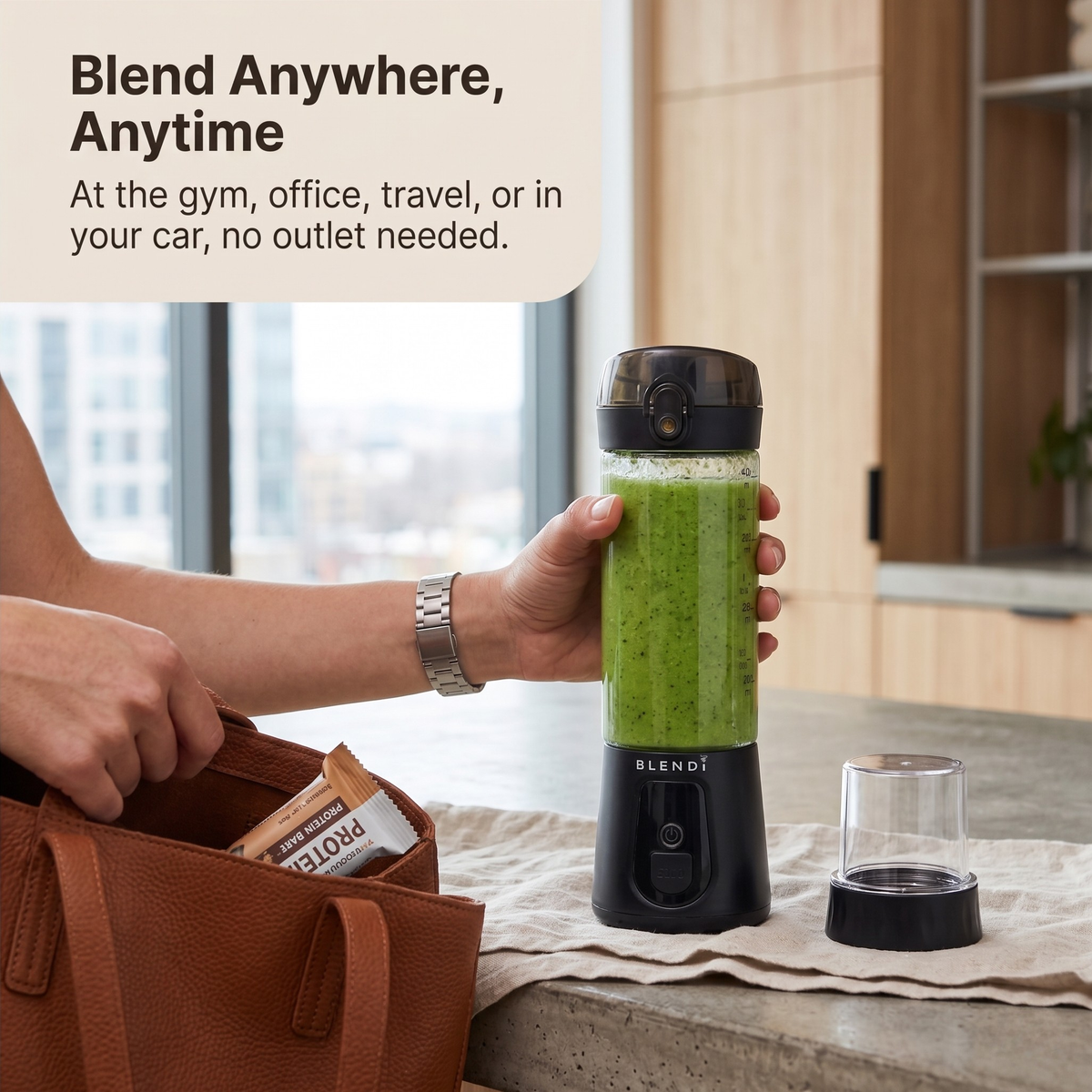 BLENDi Pro+ Portable Blender – 120W, USB-C Rechargeable