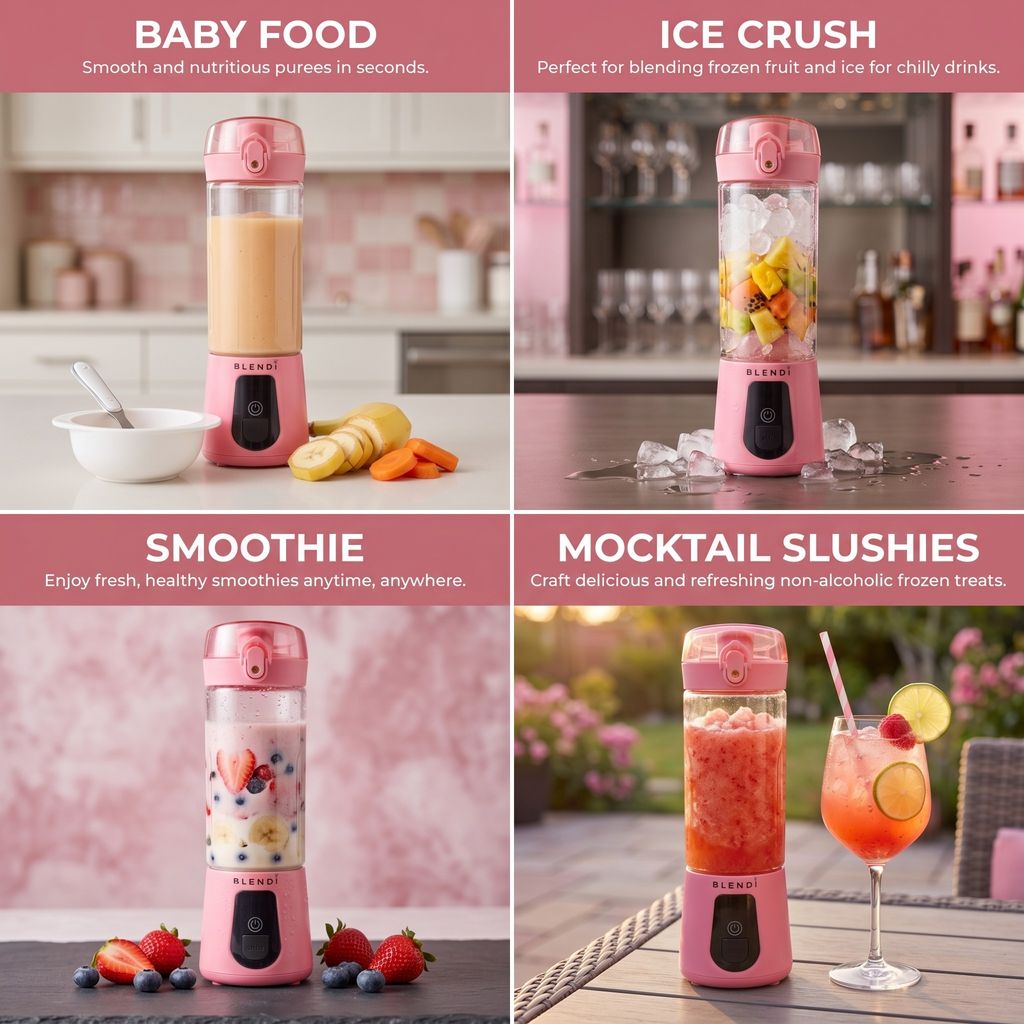 BLENDi Pro+ Portable Blender – 120W, USB-C Rechargeable