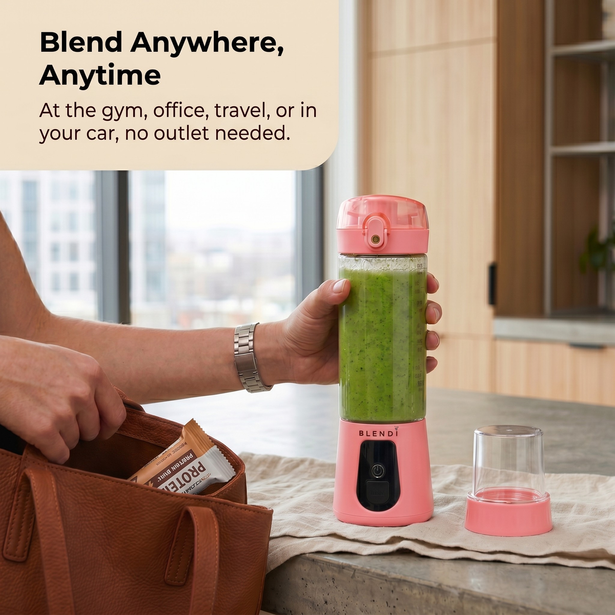 BLENDi Pro+ Portable Blender – 120W, USB-C Rechargeable