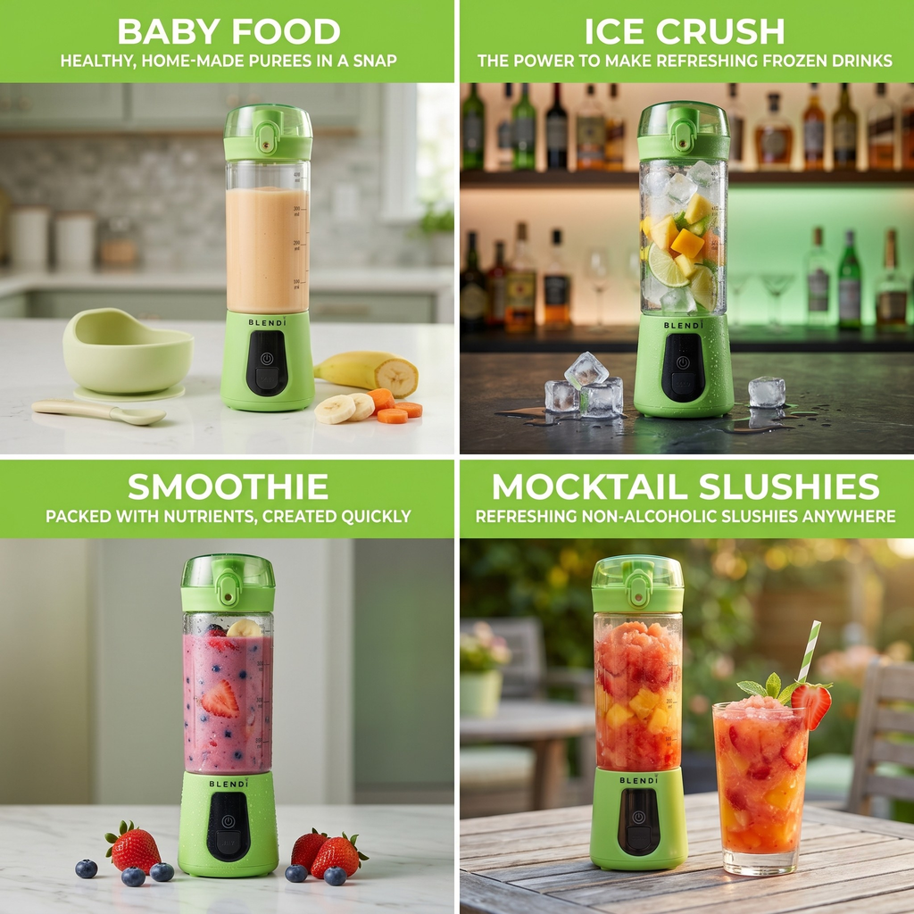 BLENDi Pro+ Portable Blender – 120W, USB-C Rechargeable