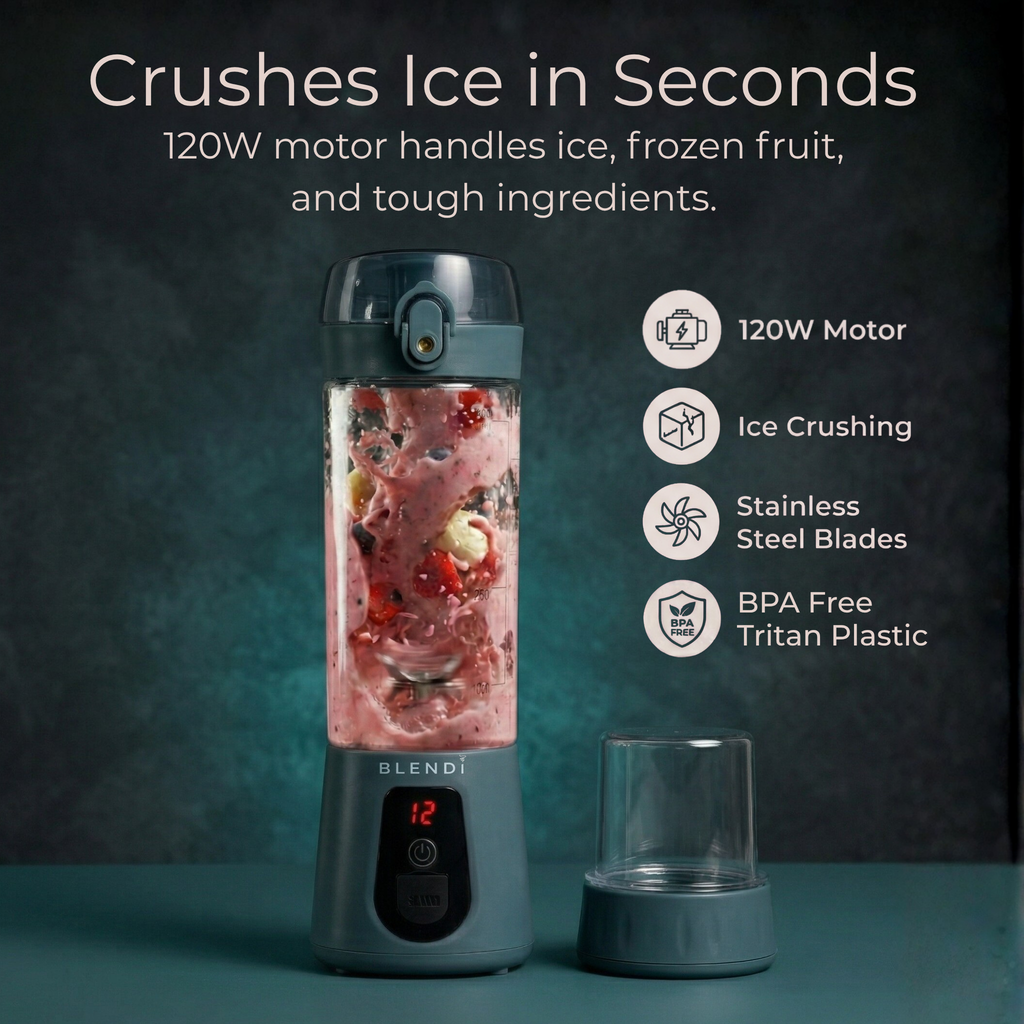 BLENDi Pro+ Portable Blender – 120W, USB-C Rechargeable