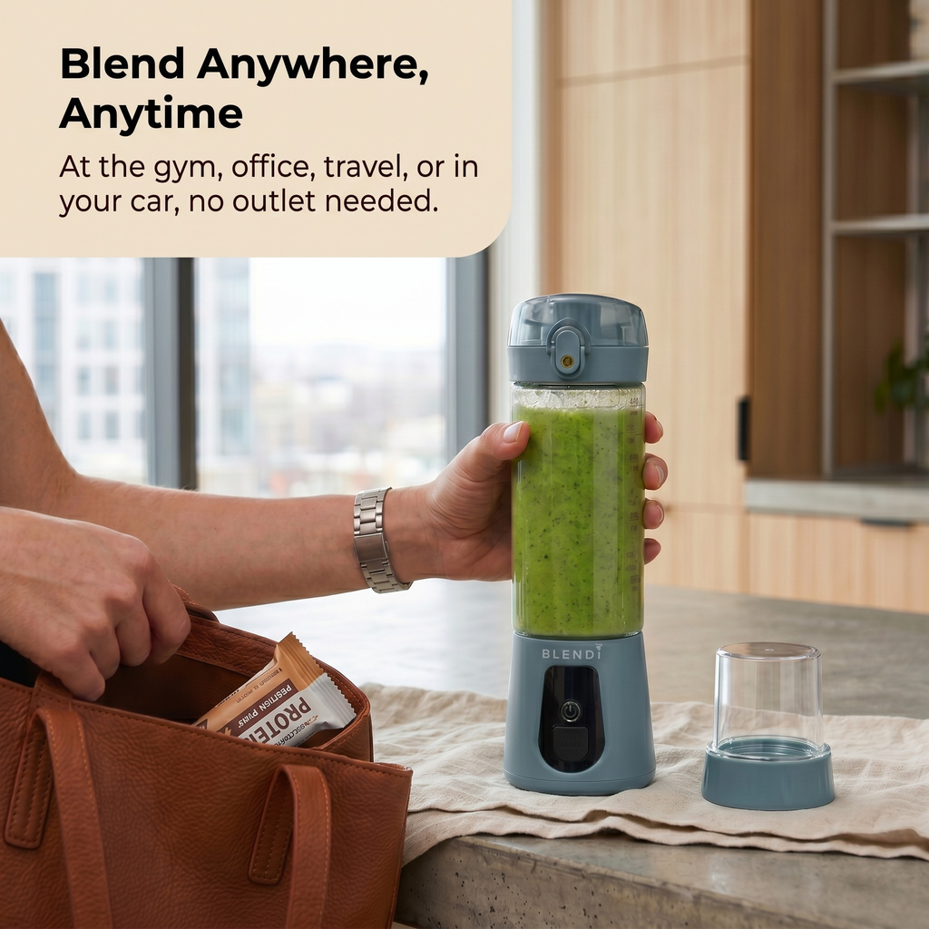 BLENDi Pro+ Portable Blender – 120W, USB-C Rechargeable
