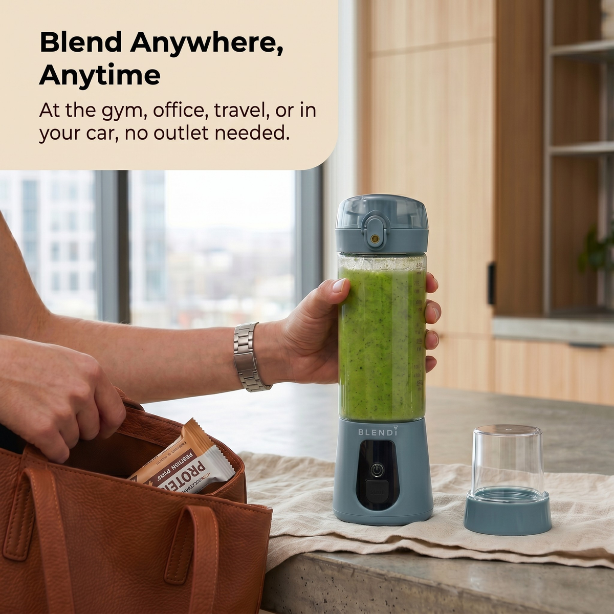 BLENDi Pro+ Portable Blender – 120W, USB-C Rechargeable