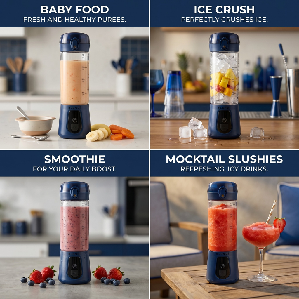 BLENDi Pro+ Portable Blender – 120W, USB-C Rechargeable