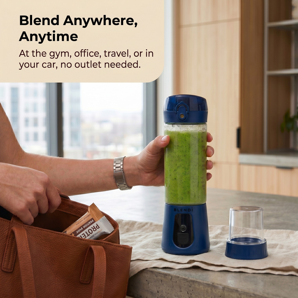 BLENDi Pro+ Portable Blender – 120W, USB-C Rechargeable