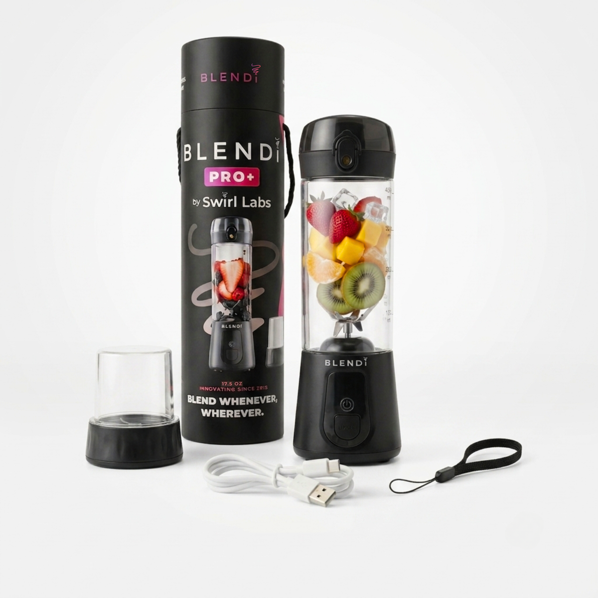 BLENDi Pro+ Portable Blender – 120W, USB-C Rechargeable