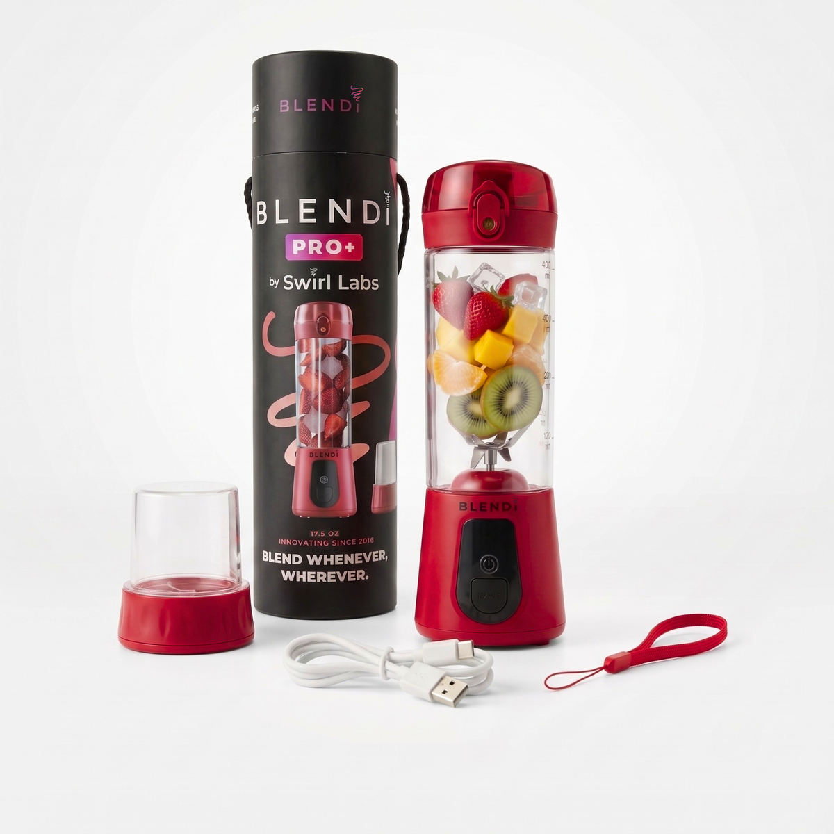 BLENDi Pro+ Portable Blender – 120W, USB-C Rechargeable